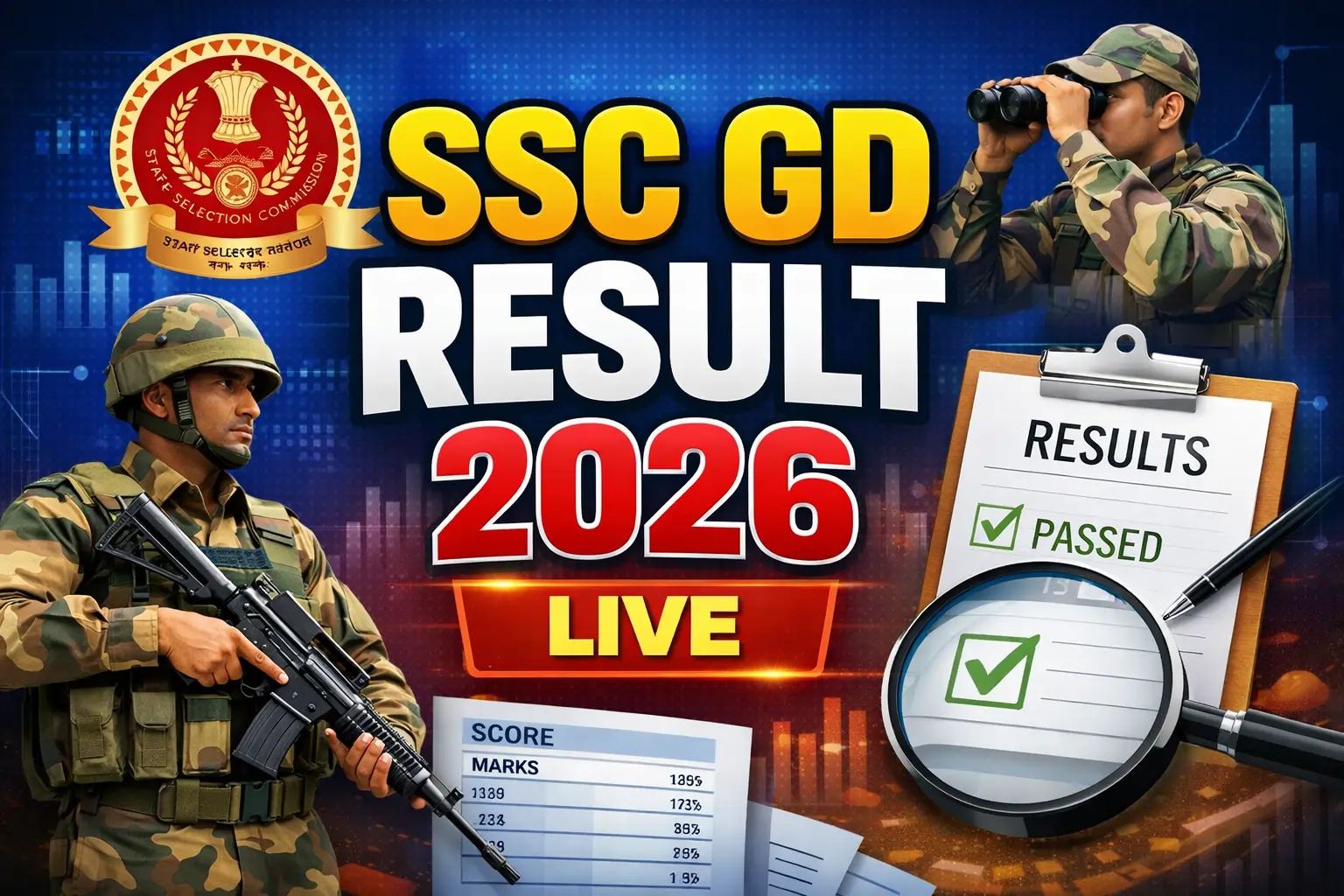 SSC GD Result 2025, SSC GD Result 2026, SSC GD Merit List PDF, SSC GD Constable Cut Off, ssc.gov.in result, Sarkari Result SSC GD