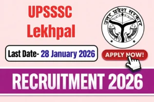 UPSSSC Lekhpal Notification 2026