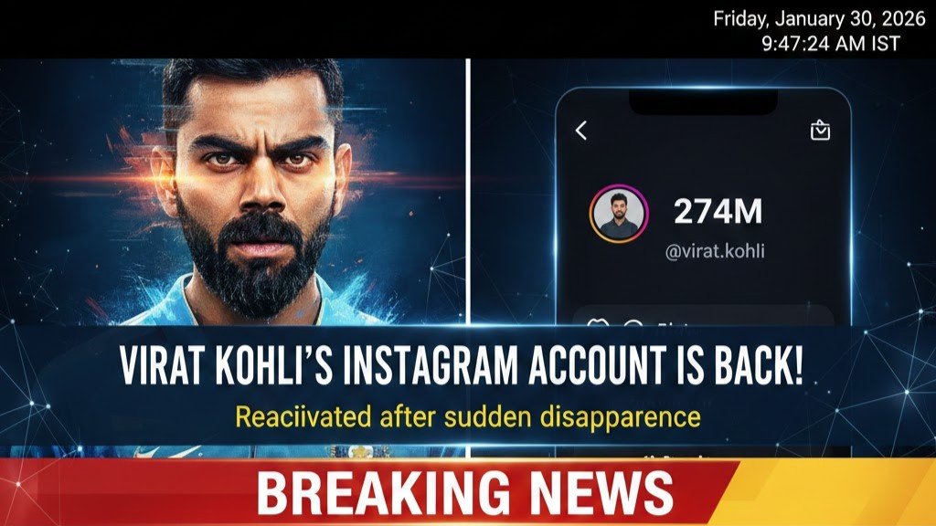 Virat Kohli Instagram Account