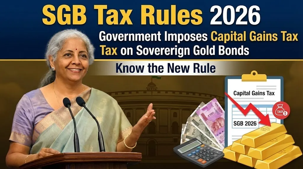 SGB Tax Rules 2026, Government Imposes Capital Gains Tax on Sovereign Gold Bonds, Know the New Rule
